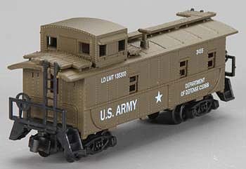 Model-Power US Army Std Caboose N Scale Model Train Freight Car #83133
