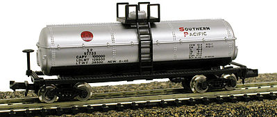 Model-Power 40 Chemical Tank Car Southern Pacific (Silver) N Scale Model Train Freight Car #83753