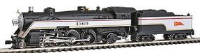 Model-Power Semi-Streamlined 4-6-2 w/Tender Santa Fe N Scale Model Train Steam Locomotive #87421 Model-Power Semi-Streamlined 4-6-2 w/Tender Santa Fe N Scale Model Train Steam Locomotive #87421