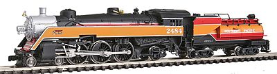 Model-Power Semi-Streamlined 4-6-2 w/Tender - Southern Pacific N Scale Model Train Steam Locomotive #87429