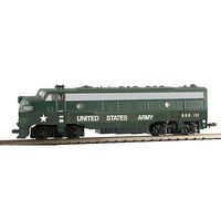 Model-Power FP7 US Army N Scale Model Train Diesel Locomotive #87454 Model-Power FP7 US Army N Scale Model Train Diesel Locomotive #87454