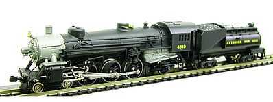 Model-Power 4-6-2 Loco with Vandy Tender Baltimore & Ohio N Scale Model Train Steam Locomotive #87471
