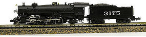 Model-Power 2-8-2 Mikado with Tender DCC/Sound ATSF N Scale Model Train Steam Locomotive #875721 Model-Power 2-8-2 Mikado with Tender DCC/Sound ATSF N Scale Model Train Steam Locomotive #875721