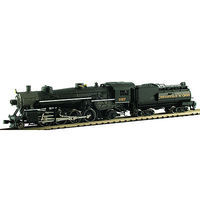 Model-Power 2-8-2 Mikado with Tender DCC Chesapeake & Ohio N Scale Model Train Steam Locomotive #875951 Model-Power 2-8-2 Mikado with Tender DCC Chesapeake & Ohio N Scale Model Train Steam Locomotive #875951