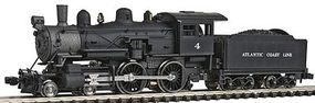 4-4-0 American Standard DC Atlantic Coast Line N Scale Model Train Steam Locomotive #87621
