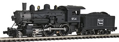 Model-Power 4-4-0 American Standard DC Boston & Maine N Scale Model Train Steam Locomotive #87622