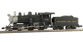 Model-Power 4-4-0 American B&O DCC with Sound N Scale Model Train Steam Locomotive #876231