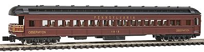 Model-Power Heavyweight Observation Pennsylvania N Scale Model Train Passenger Car #88631