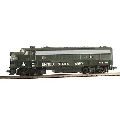 N Scale US ARMY FP-7 METAL LOCOMOTIVE DCC Compatible Model Power New 87454 