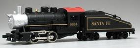Model-Power 0-4-0 Shifter with Tender Santa Fe #6634 HO Scale Model Train Steam Locomotive #96634