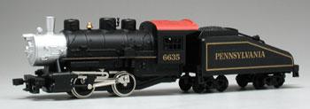 Model-Power 0-4-0 Shifter w/Tend PRR #6635 HO Scale Model Train Steam Locomotive #96635