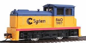 Model-Power DDT Plymouth Industrial Powered Chessie System HO Scale Model Train Diesel Locomotive #96678 Model-Power DDT Plymouth Industrial Powered Chessie System HO Scale Model Train Diesel Locomotive #96678