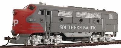 Model-Power F2-A Dual Drive Powered w/Light Southern Pacific HO Scale Model Train Diesel Locomotive #96804