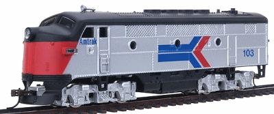 Model-Power F2A Lighted Amtrak #103 HO Scale Model Train Diesel Locomotive #96806