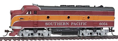 Model-Power F2-A Dual Drive Powered w/Light Southern Pacific HO Scale Model Train Diesel Locomotive #96812