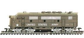 F2A Loco US Army HO Scale Model Train Diesel Locomotive #96813