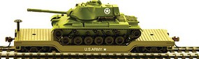 Model-Power HO US ARMY 40' METAL FLAT Model-Power HO US ARMY 40' METAL FLAT