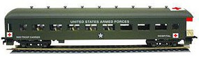 Model-Power USA Hospital/Troop Carrier Observation Car HO Scale Model Train Passenger Car #99896