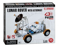 Model-Power Lunar Rover w/astro 4D Puz (55) Model-Power Lunar Rover w/astro 4D Puz (55)
