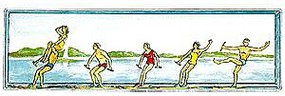 Merten Water Skiers Model Railroad Figure HO Scale #2168 Merten Water Skiers Model Railroad Figure HO Scale #2168