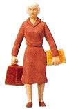 Merten Woman with Shopping Bag & Purse Model Railroad Figure G Scale #23
