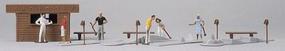 Merten Miniature Golf Players with Clubs & 18 Fairways Model Railroad Figure HO Scale #2462 Merten Miniature Golf Players with Clubs & 18 Fairways Model Railroad Figure HO Scale #2462
