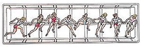 Merten Women Running Hurdles Model Railroad Figure HO Scale #2486 Merten Women Running Hurdles Model Railroad Figure HO Scale #2486