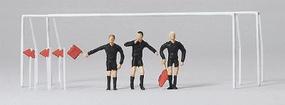 Merten 2 Soccer Goals, 6 Corner Flags, 1 Referee & 2 Linesmen Model Railroad Figure HO Scale #2499 Merten 2 Soccer Goals, 6 Corner Flags, 1 Referee & 2 Linesmen Model Railroad Figure HO Scale #2499