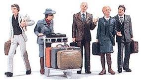 Merten Travelers Standing with Luggage Model Railroad Figure HO Scale #2536 Merten Travelers Standing with Luggage Model Railroad Figure HO Scale #2536
