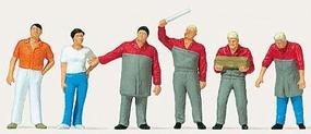 Merten Car Mechanics (6) Model Railroad Figure HO Scale #2558 Merten Car Mechanics (6) Model Railroad Figure HO Scale #2558