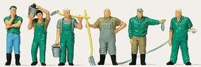Merten Zoo Keepers (6) Model Railroad Figure HO Scale #2559 Merten Zoo Keepers (6) Model Railroad Figure HO Scale #2559
