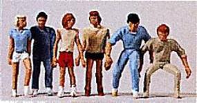 Merten Passers-by Exercising Model Railroad Figure HO Scale #5006 Merten Passers-by Exercising Model Railroad Figure HO Scale #5006