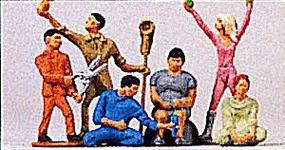 Merten Gardeners Set #1 Model Railroad Figure HO Scale #5014 Merten Gardeners Set #1 Model Railroad Figure HO Scale #5014