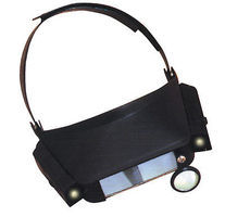 Magnifiers-Inc Lighted Dual Lens Headband Magnifier 1.8x, 2.3x, 3.7x & 4.8x Power (Cd)