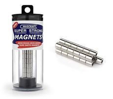 Magcraft 1/4''x1/8''x1/4'' Rare Earth Cylinder Magnets (25) Magcraft 1/4''x1/8''x1/4'' Rare Earth Cylinder Magnets (25)