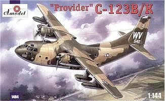 A-Model-From-Russia C123B/K Provider USAF Cargo Aircraft Plastic Model Airplane Kit 1/144 Scale #1404