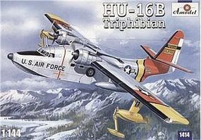 A-Model-From-Russia HU16B Triphibian USAF Transport Hydroplane Plastic Model Airplane Kit 1/144 Scale #1414 A-Model-From-Russia HU16B Triphibian USAF Transport Hydroplane Plastic Model Airplane Kit 1/144 Scale #1414