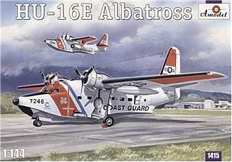 A-Model-From-Russia HU16E Albatros US Coast Guard Amphibian Aircraft Plastic Model Airplane Kit 1/144 #1415