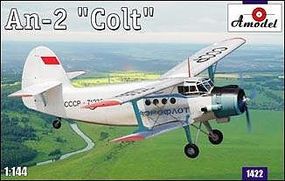 A-Model-From-Russia Antonov An2 Colt Multipurpose STOL Aircraft Plastic Model Airplane Kit 1/144 Scale #1422