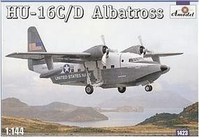 A-Model-From-Russia HU16C/D Albatross US Navy Amphibian Aircraft Plastic Model Airplane Kit 1/144 Scale #1423 A-Model-From-Russia HU16C/D Albatross US Navy Amphibian Aircraft Plastic Model Airplane Kit 1/144 Scale #1423