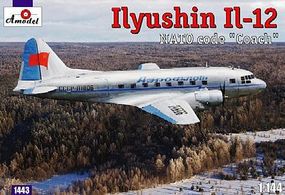 IL12 NATO Coach Soviet Passenger/Transport Plastic Model Airplane Kit 1/144 Scale #1443