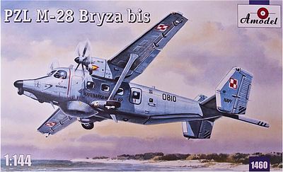 A-Model-From-Russia PZL M28 Bryza Bis Polish Navy Anti-Submarine Plastic Model Airplane Kit 1/144 Scale #1460