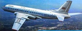 A-Model-From-Russia Tupolev Tu104 Aeroflot Airliner Plastic Model Airplane Kit 1/144 Scale #1469