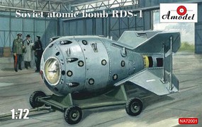 A-Model-From-Russia RDS1 Soviet Atomic Bomb w/Trailer Plastic Model Military Diorama Kit 1/72 Scale #72001