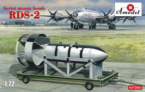 A-Model-From-Russia RDS2 Soviet Atomic Bomb w/Trailer Plastic Model Military Diorama Kit 1/72 Scale #72002