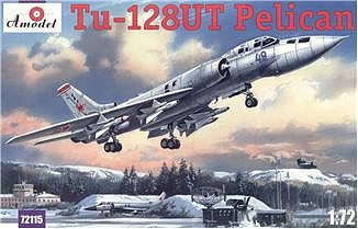 A-Model-From-Russia Tu128UT Pelican Long-Range Patrol Interceptor Plastic Model Airplane Kit 1/72 Scale #72115