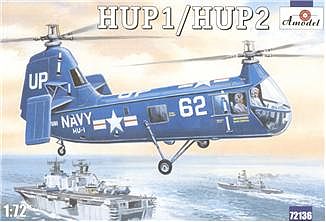 A-Model-From-Russia HUP1/HUP2 US Navy Helicopter Plastic Model Helicopter Kit 1/72 Scale #72136