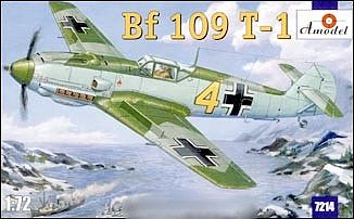 A-Model-From-Russia Messerschmitt Bf109T Fighter Plastic Model Airplane Kit 1/72 Scale #7214