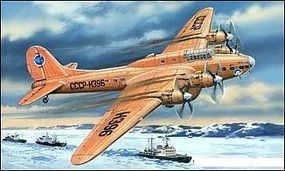 Petlyakov Pe8 (Polar Aviation) Bomber Plastic Model Airplane Kit 1/72 Scale #72155