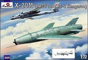 A-Model-From-Russia X20M Soviet Strategic Airborne Missile System Plastic Model Airplane Kit 1/72 Scale #72177